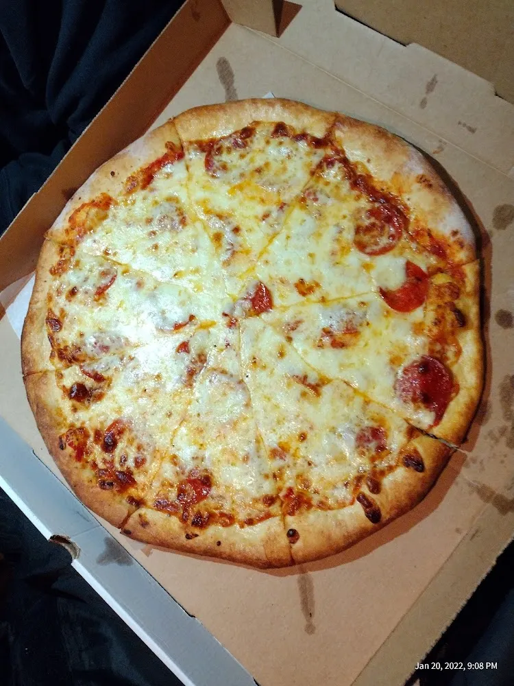 Large Pepperoni Pizza with Extra Cheese