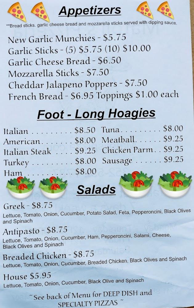 Matoli's Pizza & Subs Menu image 1